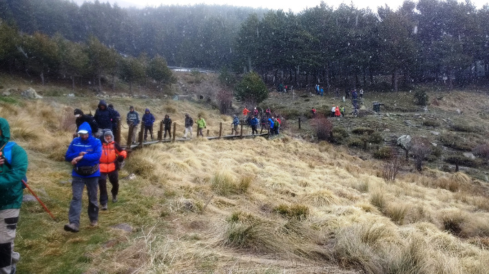 Sierra Nevada, lugar elegido por medio centenar de senderistas para la ruta de este domingo